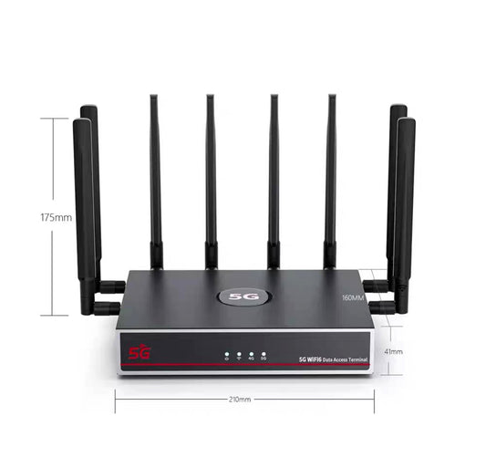 5G Cellular Router z AX6000 SDX75 Mesh WIFI 6 dual band 2.5G Port