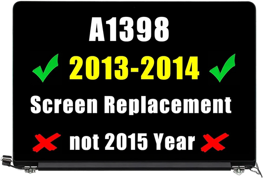 GBOLE New Screen for A1398 2013/14 LCD Display Assembly Replacement GBOLE