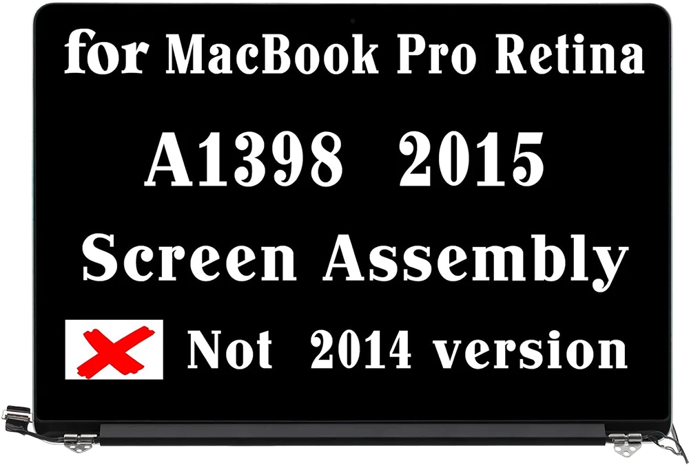 GBOLE New Screen for A1398 2015 LCD Display Assembly Replacement GBOLE