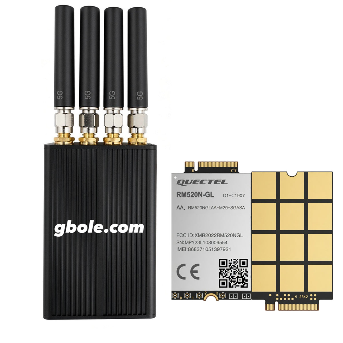 2026 New 5G Module 2.4G WIFI RJ45 Ethernet Port Adapter Debugger M2 to Type-C USB 3.0 Adapter Board with RTL8125 Chip 2.5Gbps
