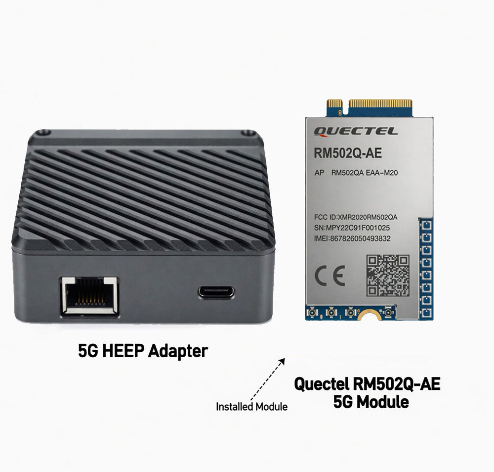 2026 New 5G Module 2.4G WIFI RJ45 Ethernet Port Adapter Debugger M2 to Type-C USB 3.0 Adapter Board with RTL8125 Chip 2.5Gbps