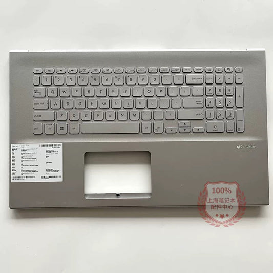 Laptop PalmRest&Keyboard for ASUS VivoBook 17 X712 Silver Top Case