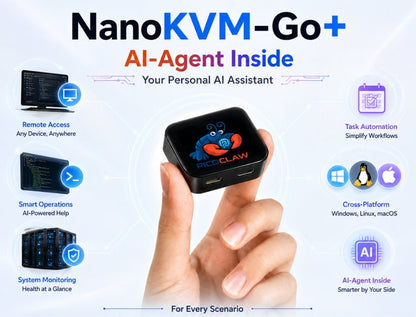 NanoKVM-Go: World's First AI-Native 4K USB-C KVM Remote Control