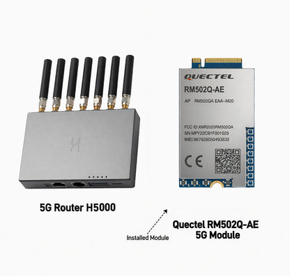 5G Cellular Router WiFi7 5G CPE Router Mobile Hotspot with OpenWrt