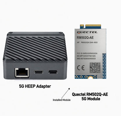 2026 New 5G Module 2.4G WIFI RJ45 Ethernet Port Adapter Debugger M2 to Type-C USB 3.0 Adapter Board with RTL8125 Chip 2.5Gbps