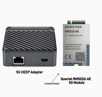 2026 New 5G Module 2.4G WIFI RJ45 Ethernet Port Adapter Debugger M2 to Type-C USB 3.0 Adapter Board with RTL8125 Chip 2.5Gbps