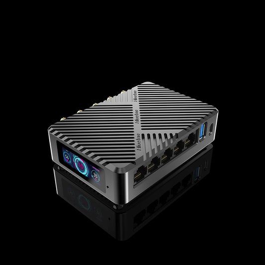 5G Cellular Router Hiveton X Aggregated 5G CPE Carrier Aggregation / Link Aggregation supported