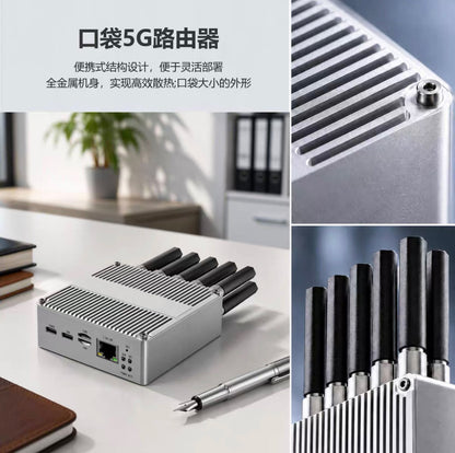 5G router RG620t moduls t830 chip 8gb ram+32gb emmc with openwrt small size