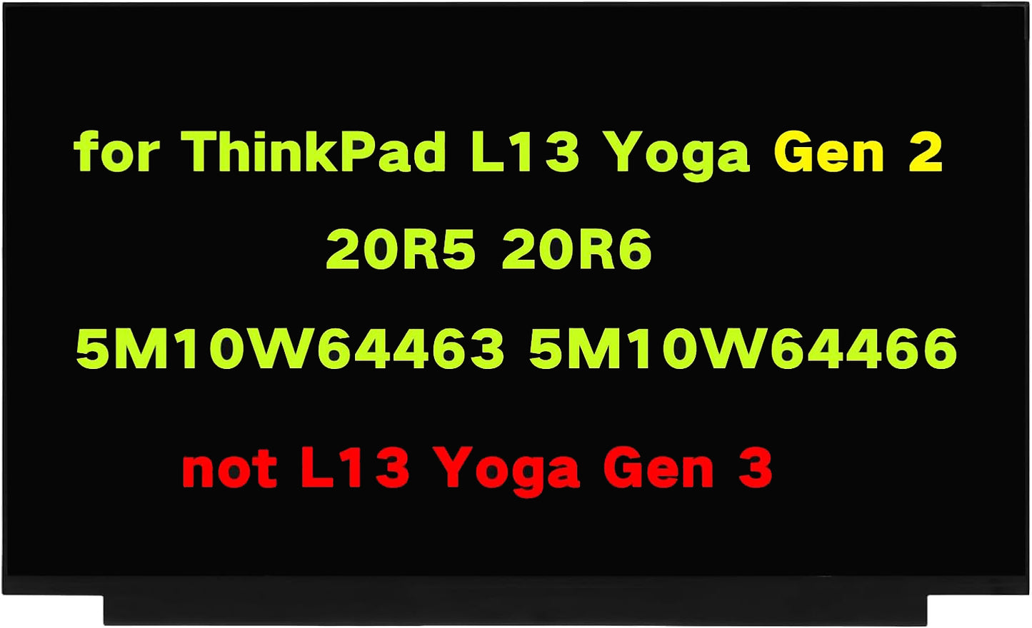 A+ Screen Replacement for Lenovo ThinkPad Yoga L13 Gen 2 GBOLE